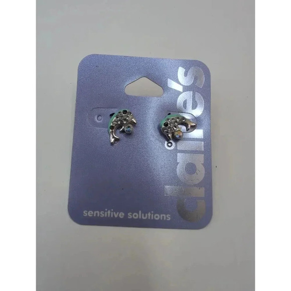 NWT Earrings Lot Claire's Multicolor Donuts Monkeys Snakes Dolphins Bundle - Picture 6 of 9